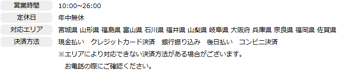 EPARKの掲載ページに表示された対応エリア13府県と受付時間(出典URL:https://rescue.epark.jp/detail/3644、2026年8月4日確認)
